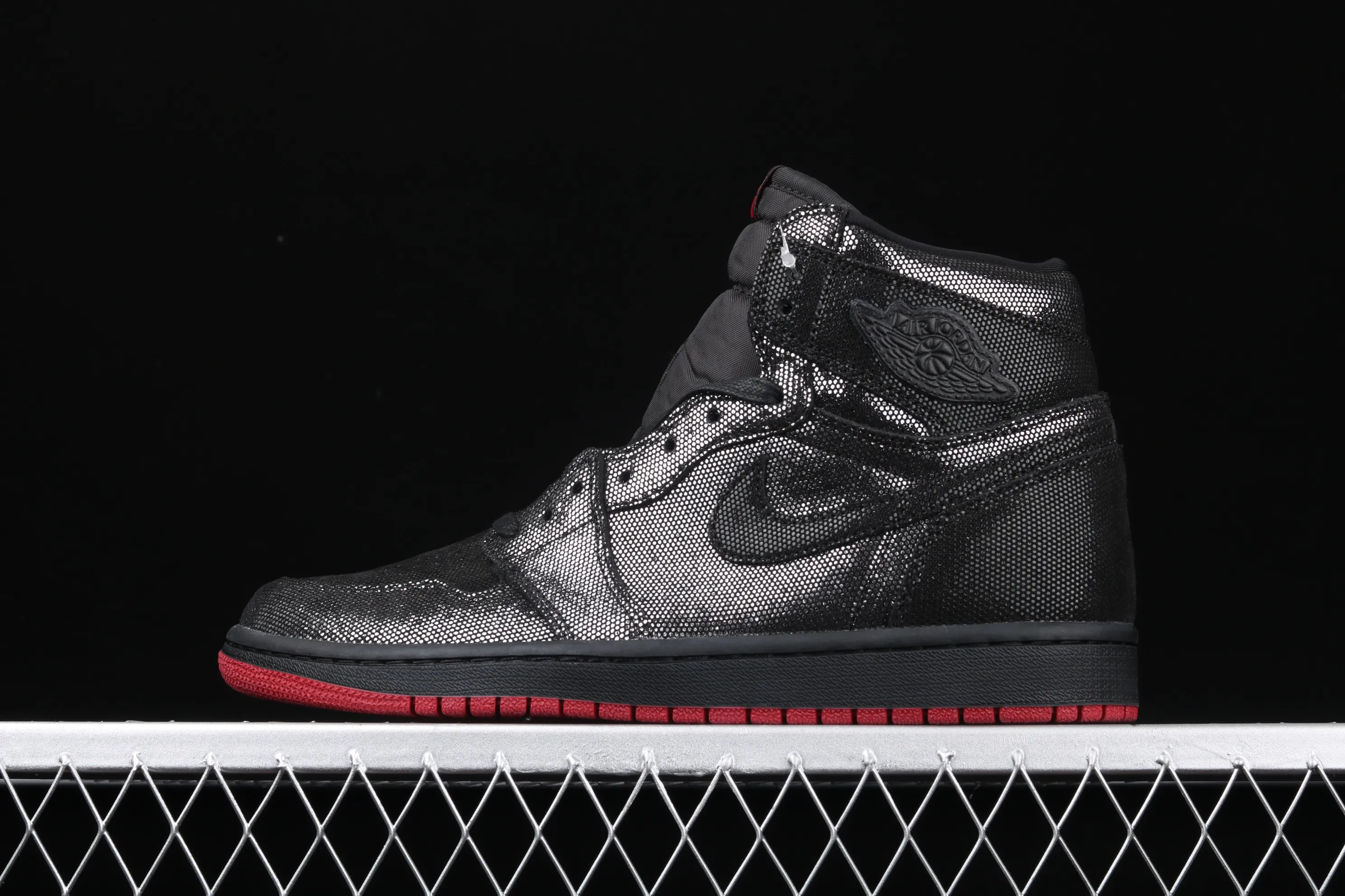 All categories Air Jordan Jordan series basketball shoes Air Jordan 1 High Air Jordan 1 Retro High OG WMNS "SP Gina" AJ1 Joe 1 Black Pearl Joint Black and Red CD7071-001